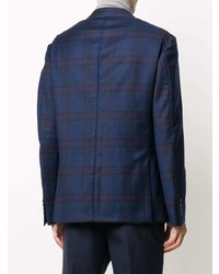 Blazer écossais bleu marine Eleventy
