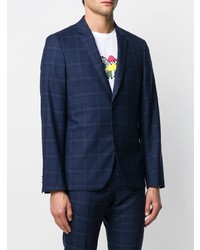 Blazer écossais bleu marine PS Paul Smith