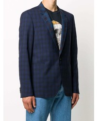 Blazer écossais bleu marine PS Paul Smith