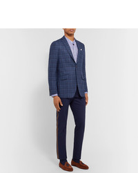 Blazer écossais bleu marine Etro