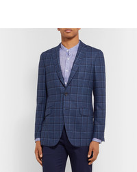 Blazer écossais bleu marine Etro