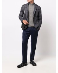 Blazer écossais bleu marine Tagliatore