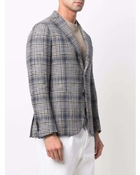 Blazer écossais bleu marine Tagliatore