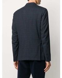 Blazer écossais bleu marine Paul Smith