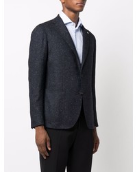 Blazer écossais bleu marine Tagliatore