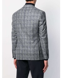 Blazer écossais bleu Canali