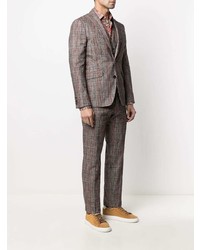 Blazer écossais bordeaux Etro