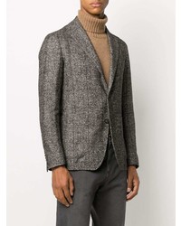 Blazer écossais gris foncé Tagliatore