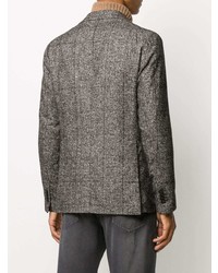 Blazer écossais gris foncé Tagliatore