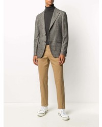 Blazer écossais gris foncé Tagliatore