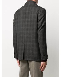 Blazer écossais gris foncé Corneliani