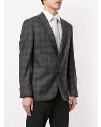 Blazer écossais gris foncé Cerruti 1881