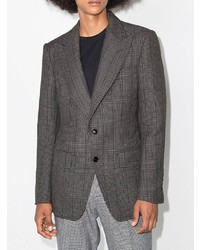 Blazer écossais gris foncé Tom Ford