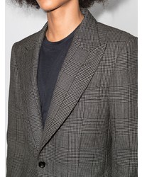 Blazer écossais gris foncé Tom Ford