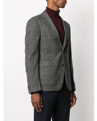 Blazer écossais gris foncé Z Zegna