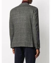 Blazer écossais gris foncé Z Zegna