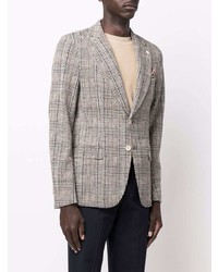 Blazer écossais gris Manuel Ritz