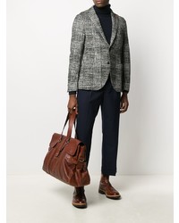 Blazer écossais gris Manuel Ritz