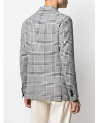 Blazer écossais gris Tagliatore