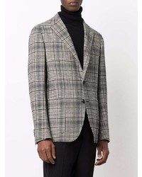 Blazer écossais gris Tagliatore