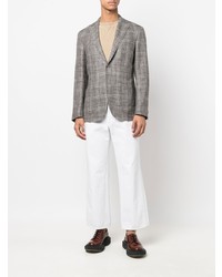 Blazer écossais gris Corneliani