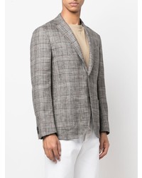 Blazer écossais gris Corneliani