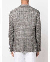 Blazer écossais gris Corneliani