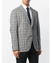 Blazer écossais gris Boglioli