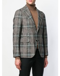 Blazer écossais gris Tagliatore