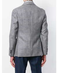 Blazer écossais gris Lardini