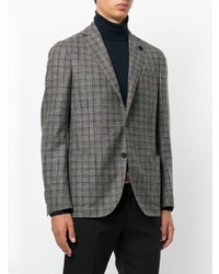 Blazer écossais gris Lardini