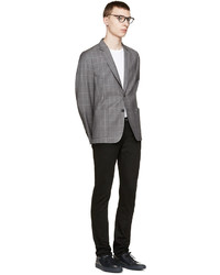 Blazer écossais gris Paul Smith