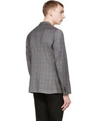 Blazer écossais gris Paul Smith