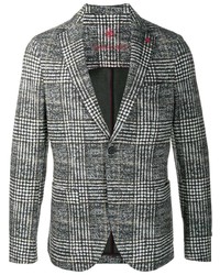 Blazer écossais gris Manuel Ritz