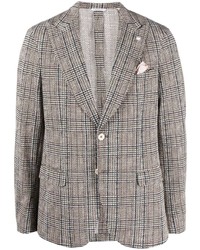 Blazer écossais gris Manuel Ritz