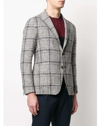 Blazer écossais gris Tagliatore