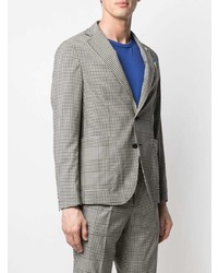 Blazer écossais gris Manuel Ritz