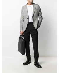 Blazer écossais gris Manuel Ritz