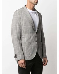 Blazer écossais gris Manuel Ritz