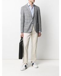 Blazer écossais gris Tagliatore