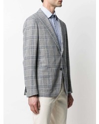 Blazer écossais gris Tagliatore