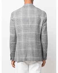 Blazer écossais gris Lardini