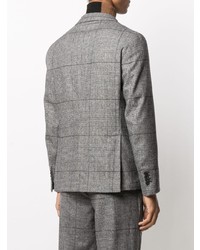 Blazer écossais gris Manuel Ritz