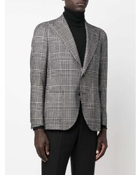 Blazer écossais gris Tagliatore