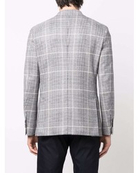 Blazer écossais gris Lardini