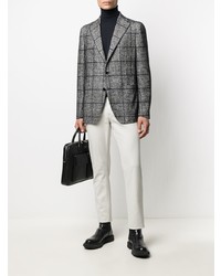 Blazer écossais gris Tagliatore