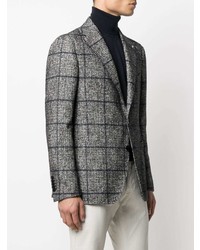 Blazer écossais gris Tagliatore