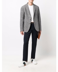 Blazer écossais gris Tagliatore