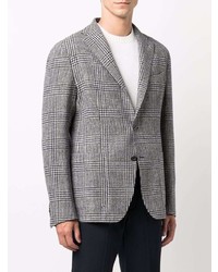 Blazer écossais gris Tagliatore