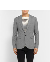 Blazer écossais gris Sandro